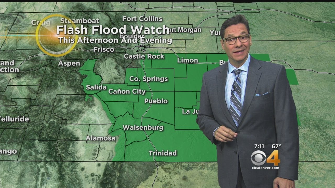 Heavy Rain, Flash Flood Watch for Fort Collins, Loveland Thursday