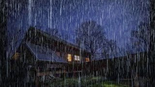 Heavy Rain and Thunder Sounds for Sleeping - Black Screen | Thunderstorm Sleep Sounds,