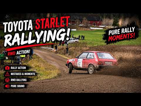 Starlet Rally Toyota Starlet Rallying! - YouTube
