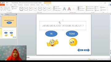 Cara membuat hyperlink & triger serta menambahkan animasi & effect transition di Powerpoint