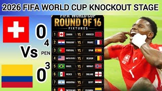 FIFA WORLD CUP ROUND 16 TABLE UPDATED TODAY 🔥 | 2026 World Cup Standings table 😱