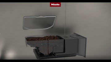 Built-in coffee machine CVA7000 - Coffee Select: assigning the bean types I Miele