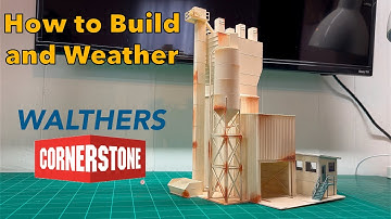 Build and Weather an HO Scale Walthers Model Structure Kit Tutorial