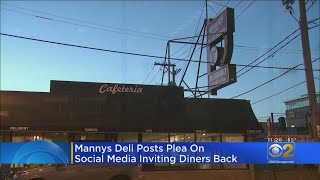 Manny's Deli Pleads For Customers During The Pandemic