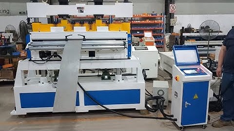 Servo feeder RNC-1300 with hydraulic shear for coil blanking