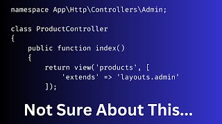 Laravel: Separate Controllers/Views for Admins/Managers?