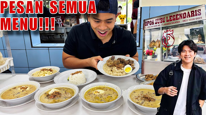 MUKBANG SEMUA MENU DI OPOR SUSU LEGENDARIS DARK SYSTEM JONATHAN LIANDI!!