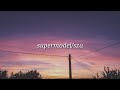 SZA - Supermodel (Lyrics)