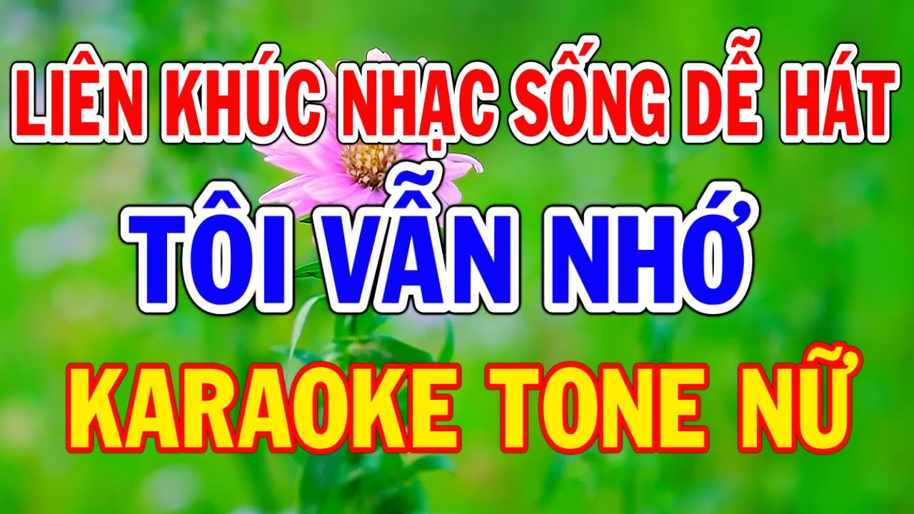 Karaoke Liên Khúc Tôi Vẫn Nhớ Tông Nữ Thành Lý Organ