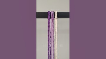 Het meest bevredigende macraméknooppatroon dat je ooit zult leren | Eenvoudige en snelle tutorial...