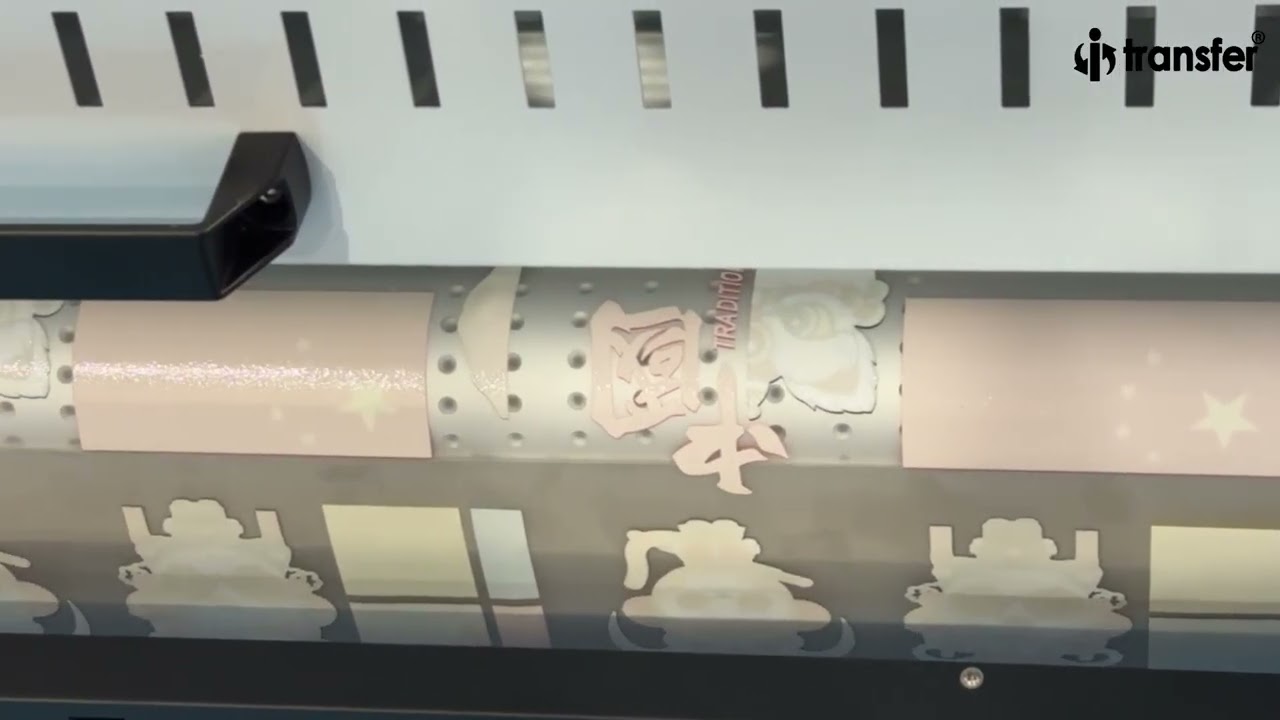 i-Transfer® 90cm Powder shaker machine auto refill film and One touch collect the tailer film