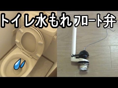 トイレの水が止まらない 便器内部の水漏れ修理 フロート弁 交換方法 Toto製 Youtube