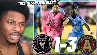 MESSI GOAL OUTSIDE THE BOX❗️GET HIM SOME HELP | Inter Miami vs Atlanta United Reaction