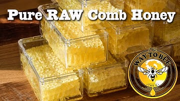 Cut Comb Honey with Pierce Comb Cutter, All Natural Honey Still In The Comb. Simple and Profitable.