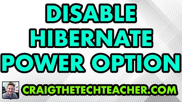 How To Disable Hibernate From The Windows 10 Start Menu Power Options (2022)