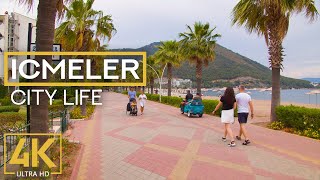 Sunny Day in a Beautiful City ICMELER - Summer trip to Turkey - 4K City Life Video