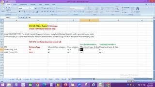 Stock Transfer Order - STO