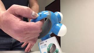 Homedics Quatro Mini Massager Review// Nice Portable Massager For On The Go!!