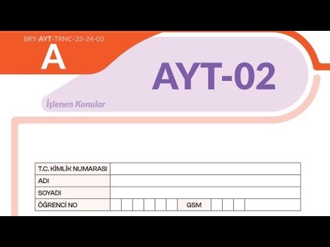 BİREY YAYINLARI AYT-2 DENEME MATEMATİK ÇÖZÜMLERİ