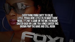 Foxy Brown - Gangsta Boogie (Lyrics On Screen)