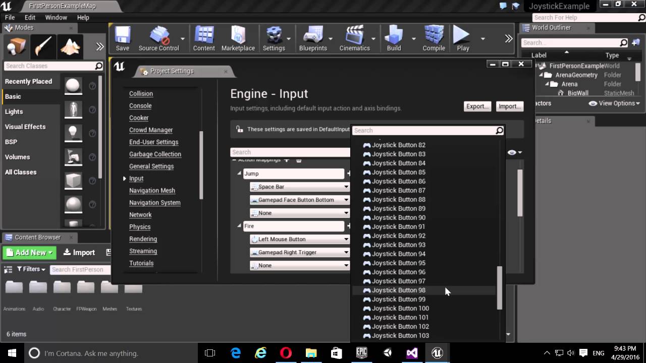 Joystick Plugin for Unreal Editor 4 - YouTube