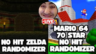 OCARINA OF TIME NO HIT ENEMY RANDOMIZER ATTEMPT + MARIO 64 PERMADEATH NO HIT RANDOMIZER ATTEMPT