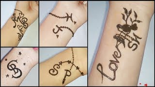 MS,  BS,  HS,  SP,  HJ,  love tattoo mehndi design | Best love tattoo designs for hand |