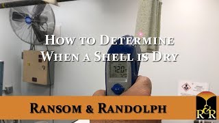 How to Determine When a Shell is Dry