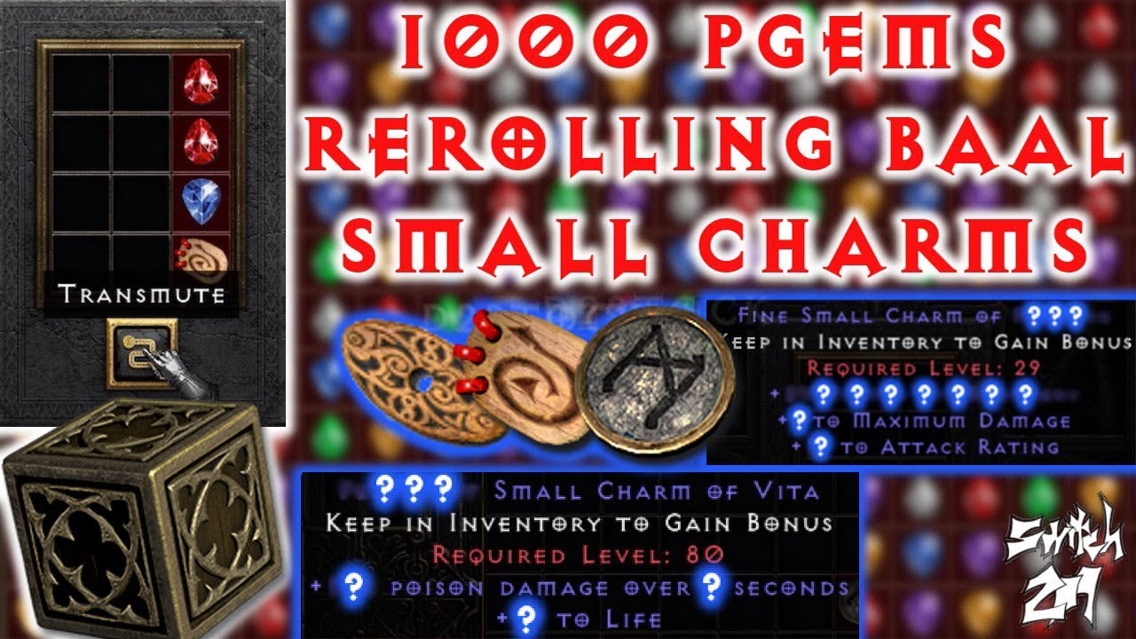 Beginner's Guide To Small Charms! Rerolling 1K P. Gems For GG SCs