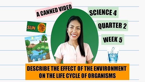 SCIENCE 4|QUARTER 2|WEEK 5|A CANNED VIDEO|LEARNING ACTIVITY SHEET(LAS)|BILIRAN