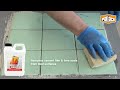 Ensure an effortless clean finish with palace grout film remover