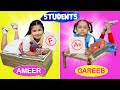 New class  gareeb vs ameer students    vs    hindi moral story for kids  toystars