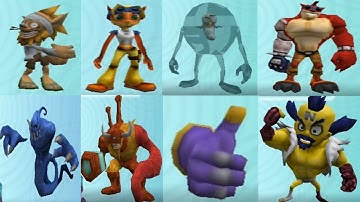 Crash: Mind over Mutant (All Enemies Information PSP Versio)