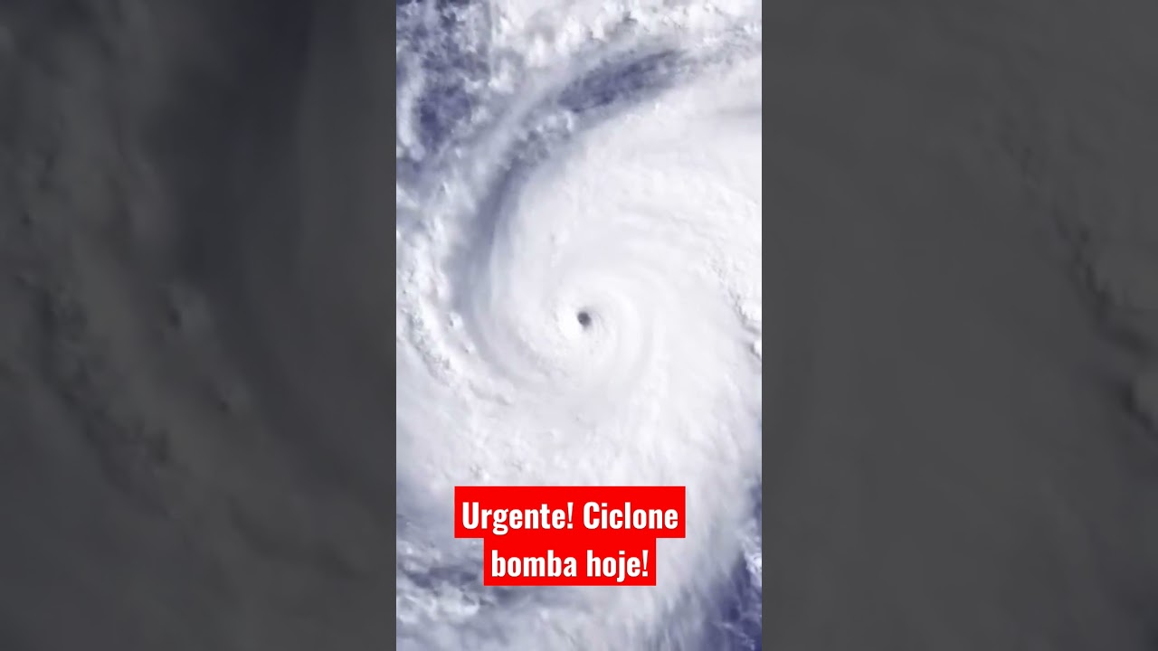 Ciclone bomba hoje! Quais cidades serão afetadas? #previsãodotempo #ciclone