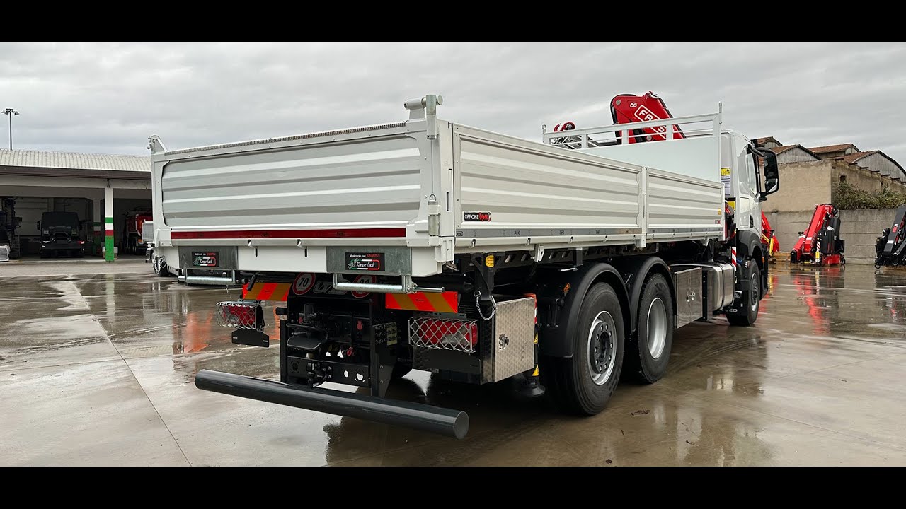 IVECO AT 280 X46 Y/PS ON - tre assi - ribaltabile con sistema RAMPE FACILI