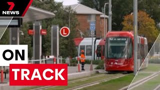 Daytime testing for the Parramatta Light Rail is now underway | 7 News Australia