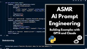 ASMR Coding & AI Prompt Engineering | keyboard typing | whispered