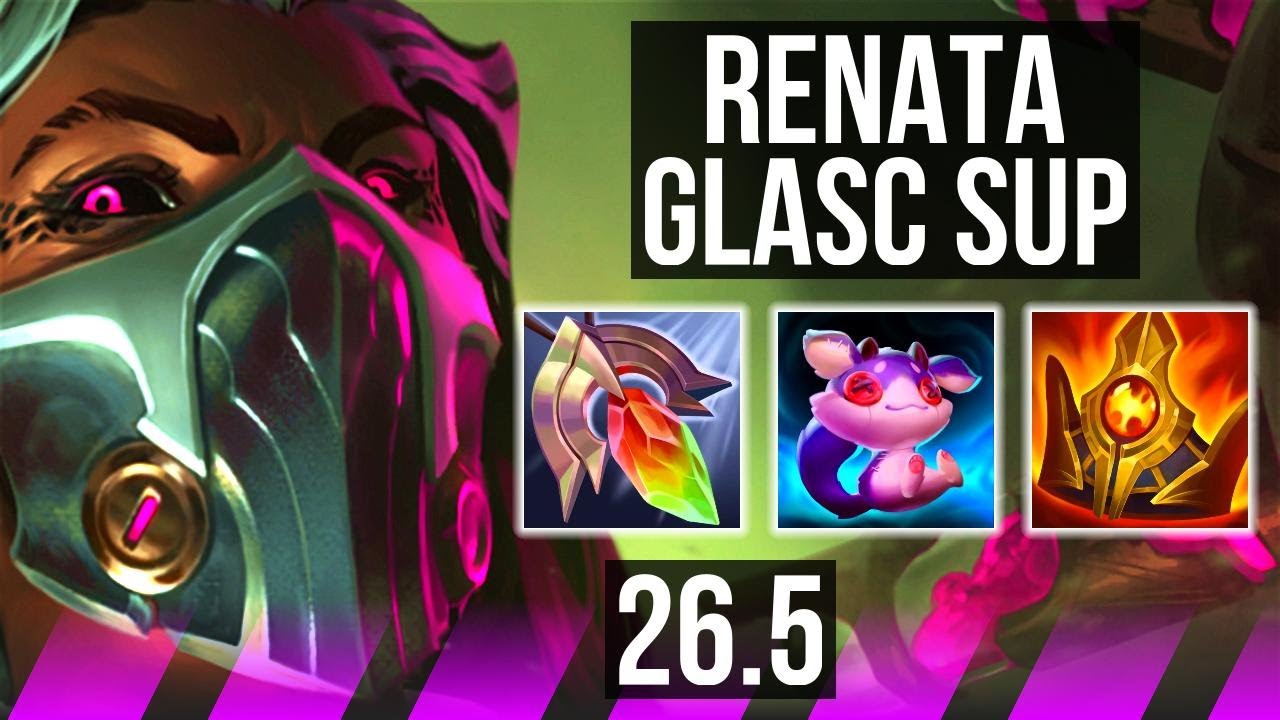 RENATA GLASC & Vayne vs KARMA & Jinx (SUP) | 7k gold comeback, 16K damage | EUW Master | 26.5