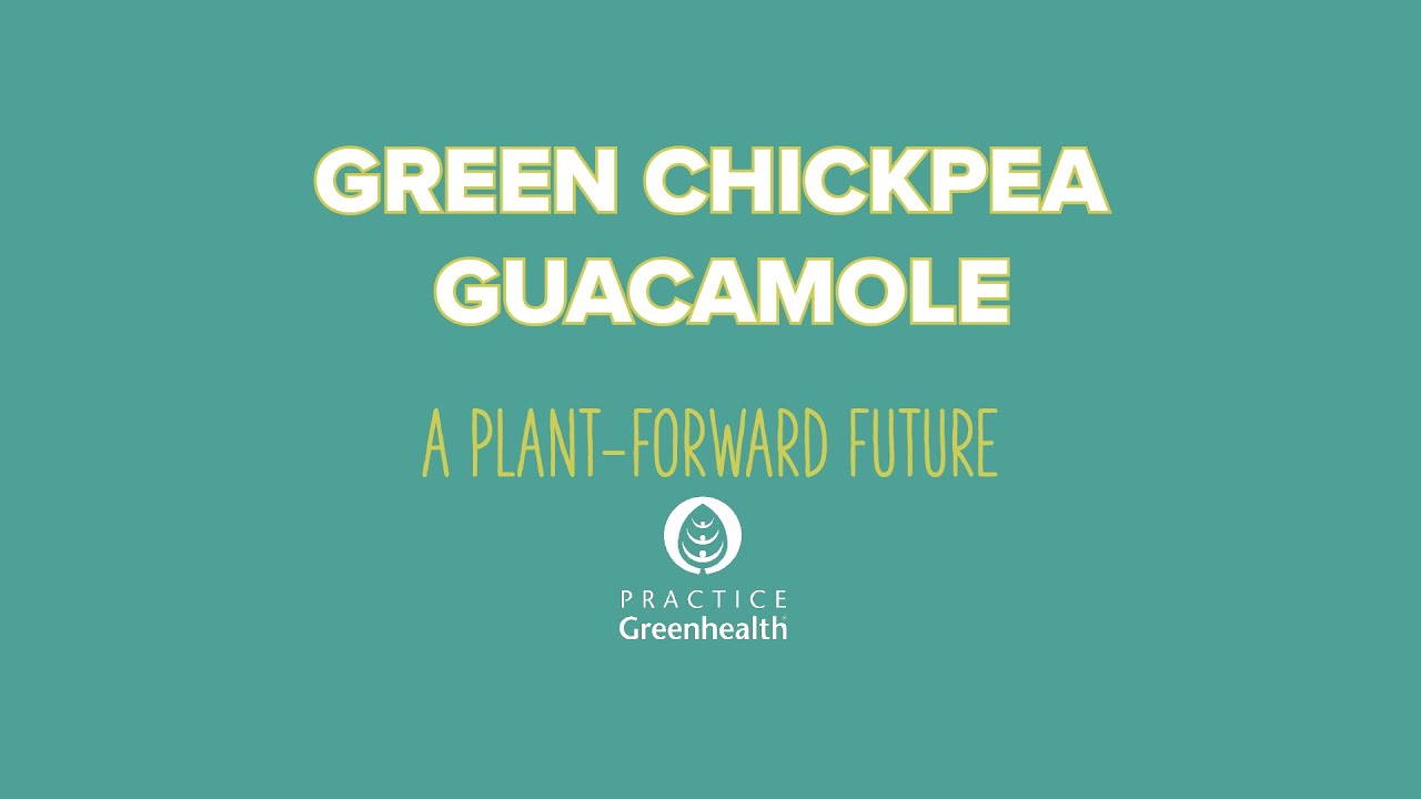 Green chickpea guacamole PlantForward Future recipes YouTube