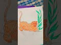 cheeta clouring with sketch colour #shorts #youtubeshorts #shortsfeed