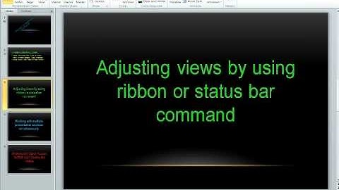 Standard 1.1, 1.2, 1.3 - Managing The Powerpoint Environment (Nik Ricketts).wmv