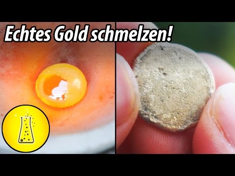 Echtes Gold! - Schmelzen und Dichte bestimmen