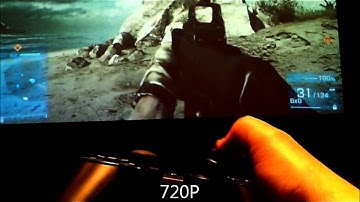 PS3 Battlefield 3 Input Lag Testing - 1080i, 720p, 480p