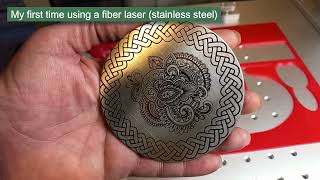 Fiber laser marking on Stainless Steel (first time user)
