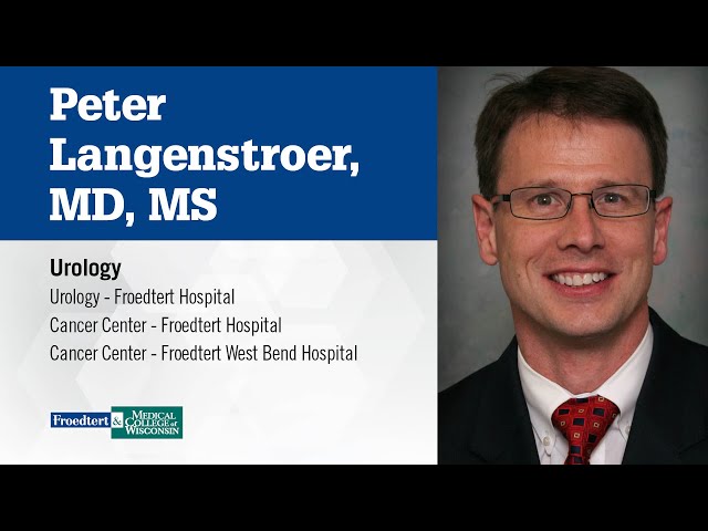 Watch Dr. Peter Langenstroer - Urologic Oncologist on YouTube.