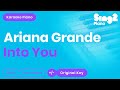 Into You (Piano karaoke demo) Ariana Grande