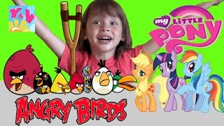 ☀ Киндер Сюрприз Май Литл Пони Энгри Бердс распаковка Kinder Surprise My Little Pony Angry Birds