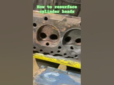 How to resurface a cylinder head in your home shop - YouTube