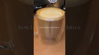 How I make the BEST hot latte with my NESPRESSO VERTUOPLUS at HOME #nespressovertuo #coffeelover