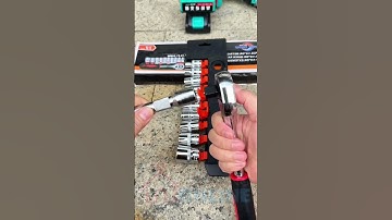 007 - Bộ khẩu tuýp đa năng mở bulong 1/2 với 12 chi tiết kèm 1 đầu nối khẩu.